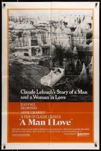 5j599 LOVE IS A FUNNY THING int'l 1sh '70 Claude Lelouch, Jean-Paul Belmondo, Annie Girardot!