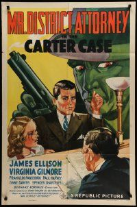 5j653 MR. DISTRICT ATTORNEY IN THE CARTER CASE 1sh '42 James Ellison & Virginia Gilmore!