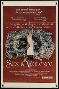 5j780 SEX & VIOLENCE 1sh '78 Ensalada Baudelaire, Xabier Elorriaga, sexy image!