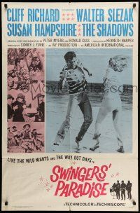 5j862 SWINGERS' PARADISE 1sh '65 live the wild nights and the way out days!