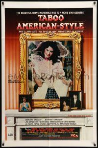 5j864 TABOO AMERICAN STYLE 3 NINA SAYS I'LL DO IT MY WAY video/theatrical 1sh '85 sexy Raven!