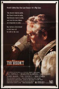 5j937 VERDICT 1sh '82 lawyer Paul Newman has one last chance, written by David Mamet!