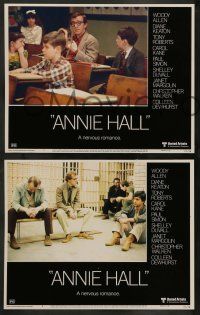 5k002 ANNIE HALL 10 LCs '77 wacky images of star/director Woody Allen in a nervous romance!