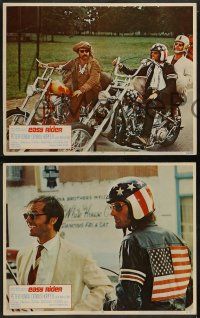 5k145 EASY RIDER 8 LCs '69 Peter Fonda, Jack Nicholson, biker classic directed by Dennis Hopper!