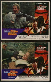 5k168 FOOD OF THE GODS 8 LCs '76 Marjoe Gorner, Ida Lupino, attack of giant rats!