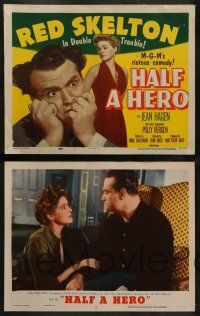 5k214 HALF A HERO 8 LCs '53 Red Skelton, Jean Hagen, Charles Dingle, Hugh Corcoran!
