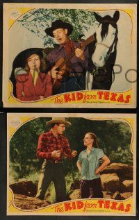 5k725 KID FROM TEXAS 5 LCs '39 Dennis O'Keefe, Florence Rice, wild western images!
