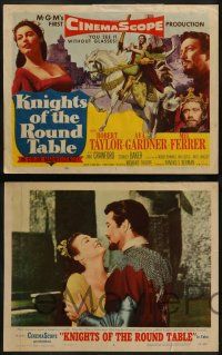 5k304 KNIGHTS OF THE ROUND TABLE 8 LCs '54 Robert Taylor as Lancelot, sexy Ava Gardner as Guinevere