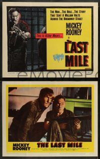 5k313 LAST MILE 8 LCs '59 Mickey Rooney as Killer Mears breaking out of Death Row!