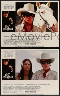 5k320 LEGEND OF THE LONE RANGER 8 LCs '81 Klinton Spilsbury in the title role, Michael Horse!