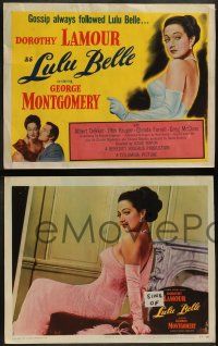 5k344 LULU BELLE 8 LCs '48 sexiest Dorothy Lamour & w/George Montgomery!
