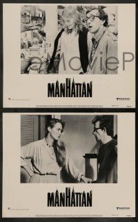 5k361 MANHATTAN 8 LCs '79 classic Woody Allen, Meryl Streep & Diane Keaton, Mariel Hemingway!