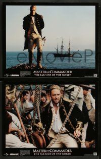 5k012 MASTER & COMMANDER 10 LCs '03 Russell Crowe, Paul Bettany, Peter Weir, Far Side of the World!