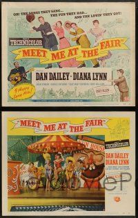 5k370 MEET ME AT THE FAIR 8 LCs '53 Dan Dailey, Diana Lynn, Scatman Crothers, great musical images!