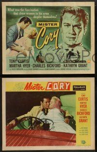 5k380 MISTER CORY 8 LCs '57 professional gambling poker player Tony Curtis & sexy Martha Hyer!