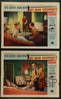 5k731 MY MAN GODFREY 5 LCs '57 cool images of June Allyson, David Niven & sexy Martha Hyer!