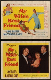 5k404 MY WIFE'S BEST FRIEND 8 LCs '52 Macdonald Carey, Catherine McLeod & sexy Anne Baxter!