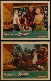 5k662 NAKED PARADISE 7 LCs R60 sexy Beverly Garland, Richard Denning, Thunder Over Hawaii!