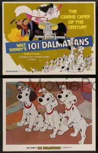 5k019 ONE HUNDRED & ONE DALMATIANS 9 LCs R79 most classic Walt Disney canine family cartoon!