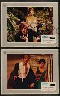 5k438 P.J. 8 LCs '68 great images of private detective George Peppard & sexy Gayle Hunnicutt!
