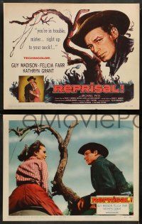 5k463 REPRISAL 8 LCs '56 cowboy Guy Madison & sexy Katherine Grant in western action!