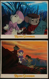 5k665 RESCUERS DOWN UNDER 7 LCs '90 Disney mice in Australia, great cartoon images!