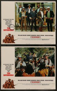 5k467 REVENGERS 8 LCs '72 Daniel Mann directed, William Holden, Ernest Borgnine, Woody Strode!