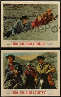 5k470 RIDE THE HIGH COUNTRY 8 LCs '62 Joel McCrea, Mariette Hartley, Ron Star, Sam Peckinpah