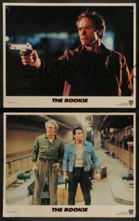 5k478 ROOKIE 8 LCs '90 Clint Eastwood directs & stars, Charlie Sheen, Raul Julia