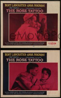 5k480 ROSE TATTOO 8 LCs '55 Burt Lancaster & Anna Magnani, Tennessee Williams!