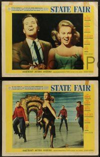 5k545 STATE FAIR 8 LCs '62 Pat Boone, Ann-Margret, Pamela Tiffin, Rodgers & Hammerstein musical!