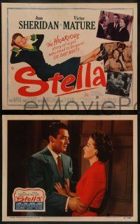 5k548 STELLA 8 LCs '50 Ann Sheridan & Victor Mature's wacky family must find their uncle's body!