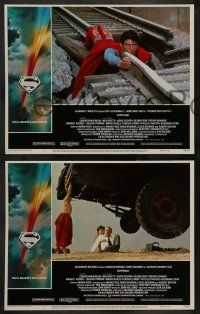 5k877 SUPERMAN 3 LCs '78 comic book hero Christopher Reeve, Glenn Ford and Phyllis Thaxter!