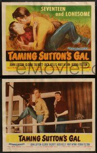 5k570 TAMING SUTTON'S GAL 8 LCs '57 Lupton, Gloria Talbott, she's seventeen & lonesome!