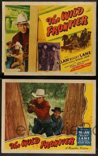 5k632 WILD FRONTIER 8 LCs '47 great images of cowboy Allan Rocky Lane, Jack Holt!