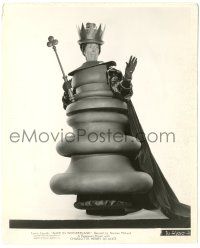 5m124 ALICE IN WONDERLAND 8x10 still '33 Edna May Oliver in wacky costume as the Red Queen!
