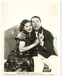 5m134 ANNABEL TAKES A TOUR 8x10.25 still '38 great c/u of pretty Lucille Ball & Jack Oakie!