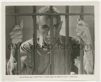 5m175 BLACK FRIDAY 8x10 still R47 best close portrait of Boris Karloff behind prison bars!