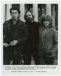 5m183 BLOW OUT candid 8x10 still '81 John Travolta, Nancy Allen & director Brian De Palma!