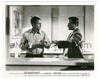 5m215 BULLITT 8x10.25 still '68 tense confrontation between Steve McQueen & Robert Vaughn!