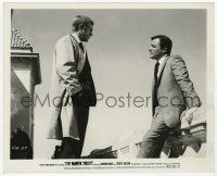 5m213 BULLITT 8x10 still '68 cool Steve McQueen talking to Robert Vaughn outside!