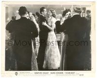 5m234 CASABLANCA 8.25x10 still R49 Humphrey Bogart & Ingrid Bergman dancing in crowd!