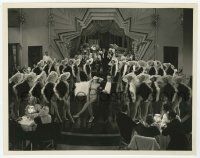 5m242 CAT'S PAW 8x10.25 still '34 Harold Lloyd w/ Grace Bradley & chorus girls in skimpy outfits!