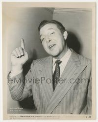 5m270 CORKY OF GASOLINE ALLEY 8x10.25 still '51 great portrait of Gordon Jones with finger raised!