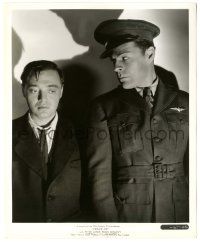 5m273 CRACK-UP 8.25x10 still '36 close up of Brian Donlevy looking down at worried Peter Lorre!