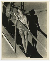 5m280 DAMES 8x10 still '34 incredible full-length portrait of Ruby Keeler on stairs by Elmer Fryer!
