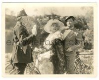 5m354 FLESH 8x10.25 still '32 officer stops Wallace Beery & woman on bicycle, directed by John Ford