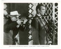5m378 FROM RUSSIA WITH LOVE 8x10 still '64 Pedro Armendariz aims rifle on Sean Connery's shoulder!