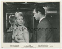 5m381 FROM RUSSIA WITH LOVE 8x10.25 still '64 Connery stares at sexy Daniela Bianchi undressing!