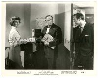 5m379 FROM RUSSIA WITH LOVE 8x10 still '64 Sean Connery as James Bond w/Bernard Lee & Lois Maxwell